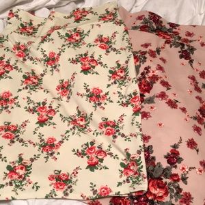 2 Lularoe Cassie pencil skirts size large